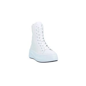 Vic Matie White Leather High Top Sneakers US 6